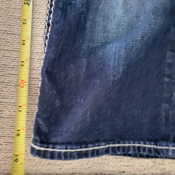 Rock Revival Johanna Capri Blue Jeans denim size 29 low rise Rodeo Festival - Picture 9 of 11